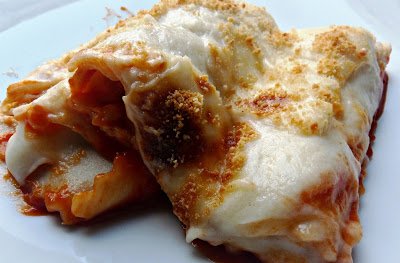 CANELONES DE BONITO