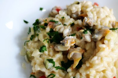 RISOTTO DE BERBERECHOS